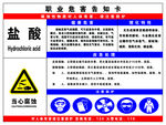 盐酸职业危害告知卡