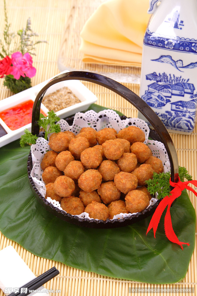 干炸丸子