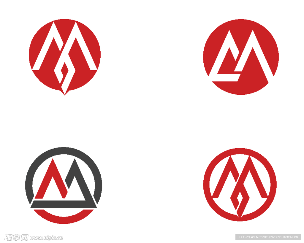 字母M图标