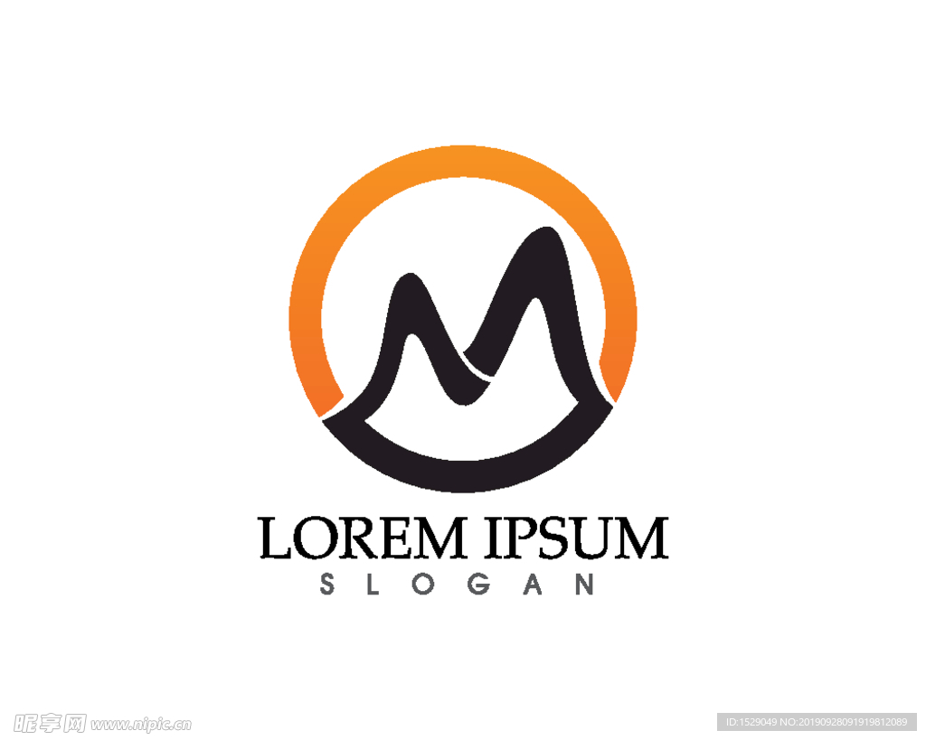 字母M图标