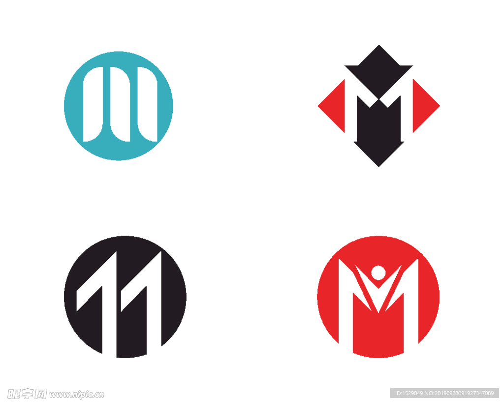 字母M图标