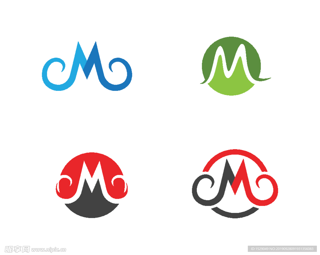 字母M图标