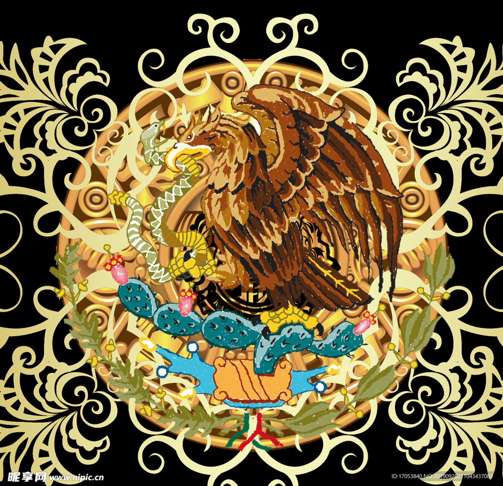 大牌  数码  花 图案 素材