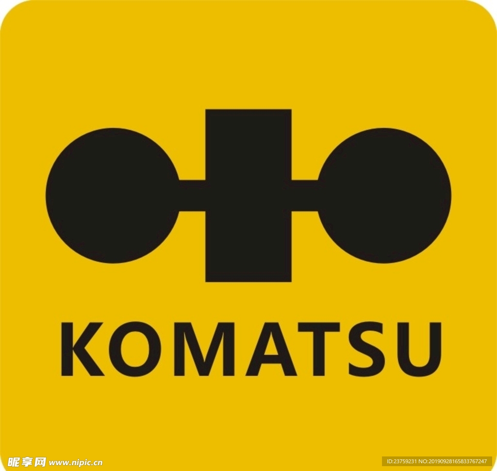 KOMATSU小松LOGO标志