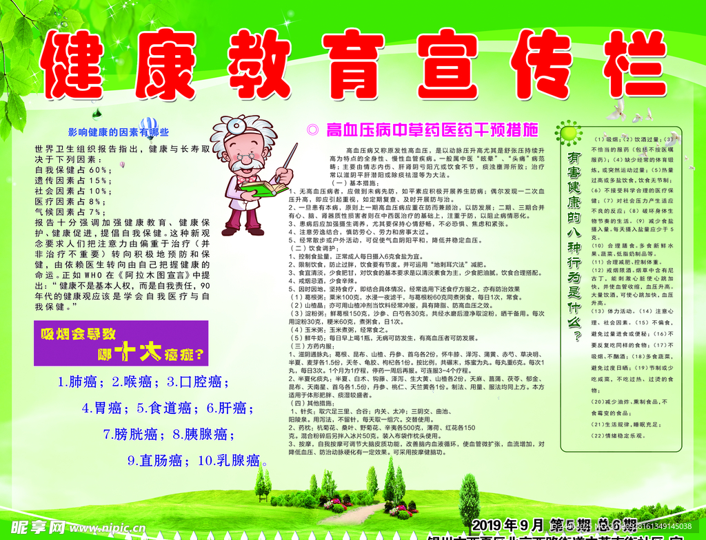 健康教育宣传栏