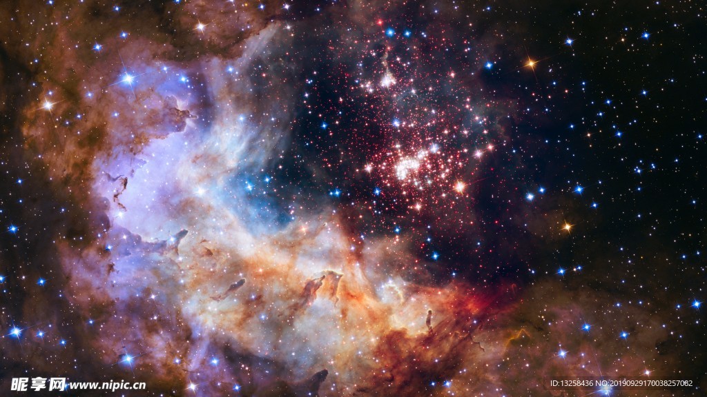 璀璨星空太空星光
