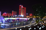 东莞商业圈 地标 国贸 夜影