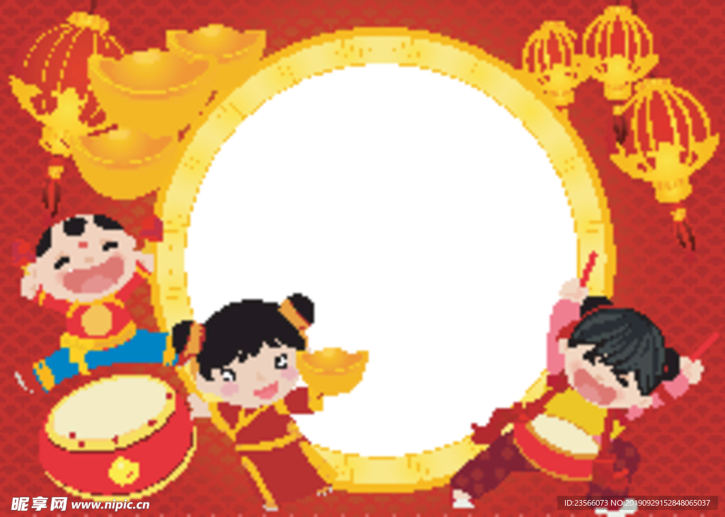 中式喜庆吉祥图案