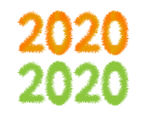 2020毛绒字体