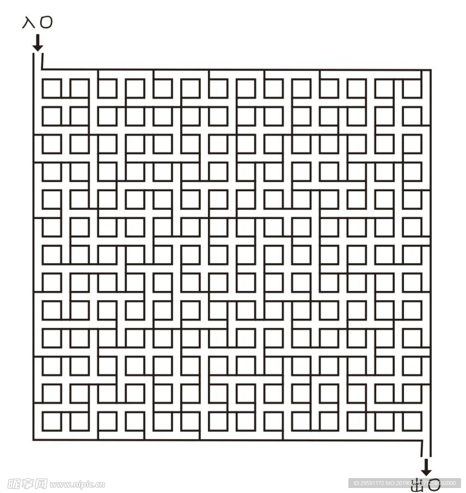 原创矢量迷宫