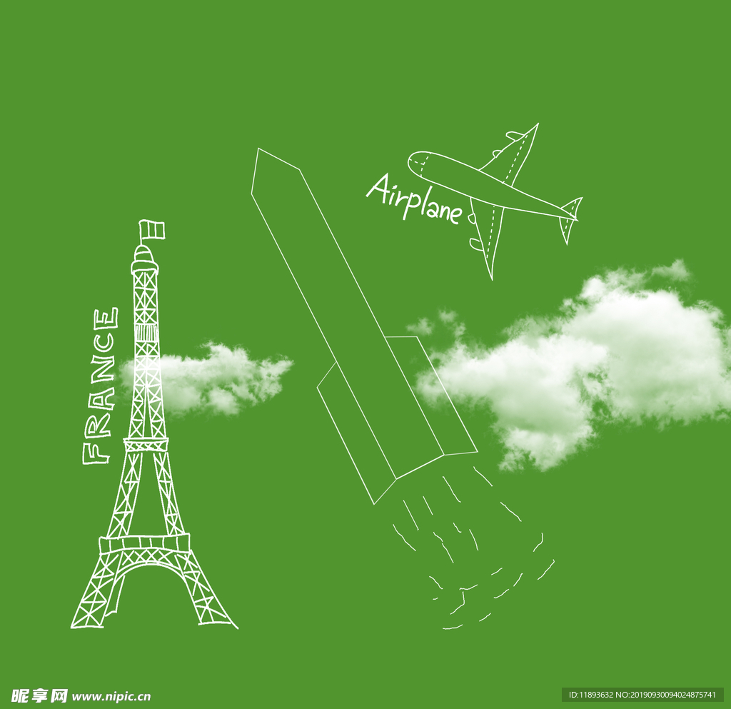 手绘  手绘素材 校园毕业照