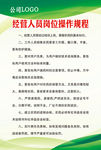绿色制度牌