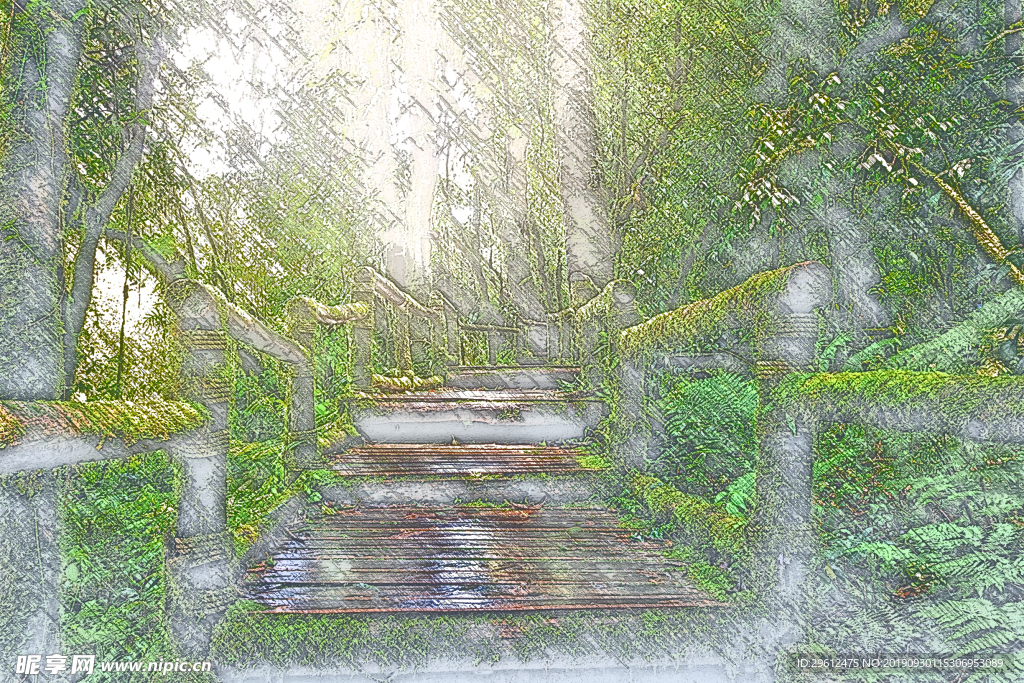彩色铅笔画