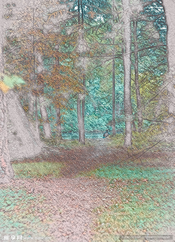 彩色铅笔画