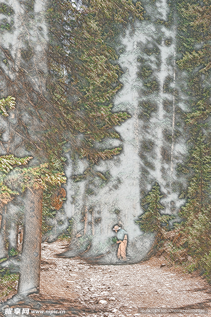 彩色铅笔画