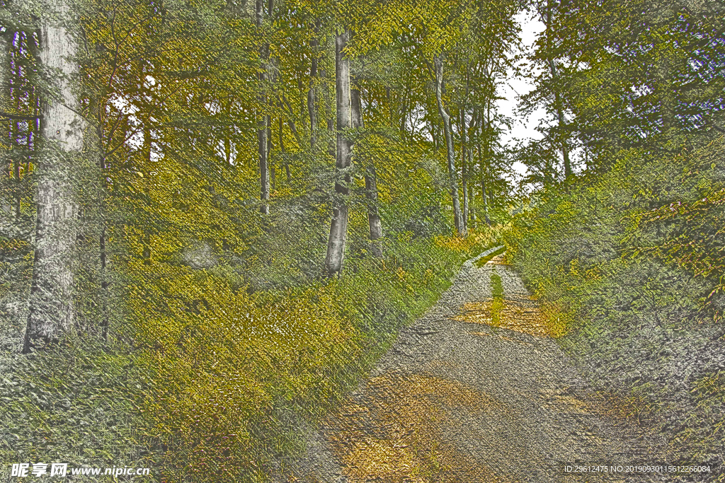 彩色铅笔画