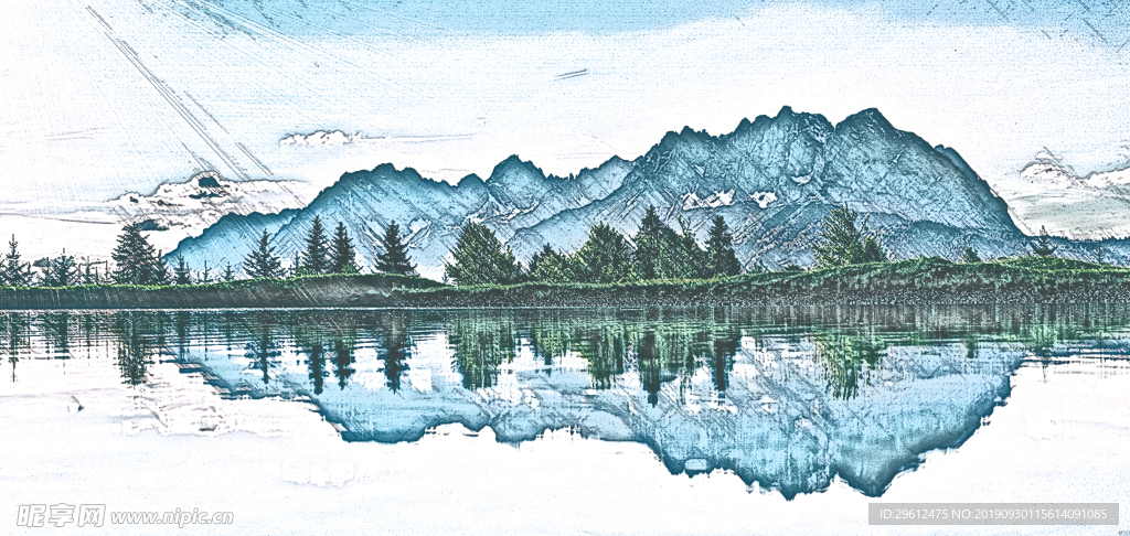 彩色铅笔画