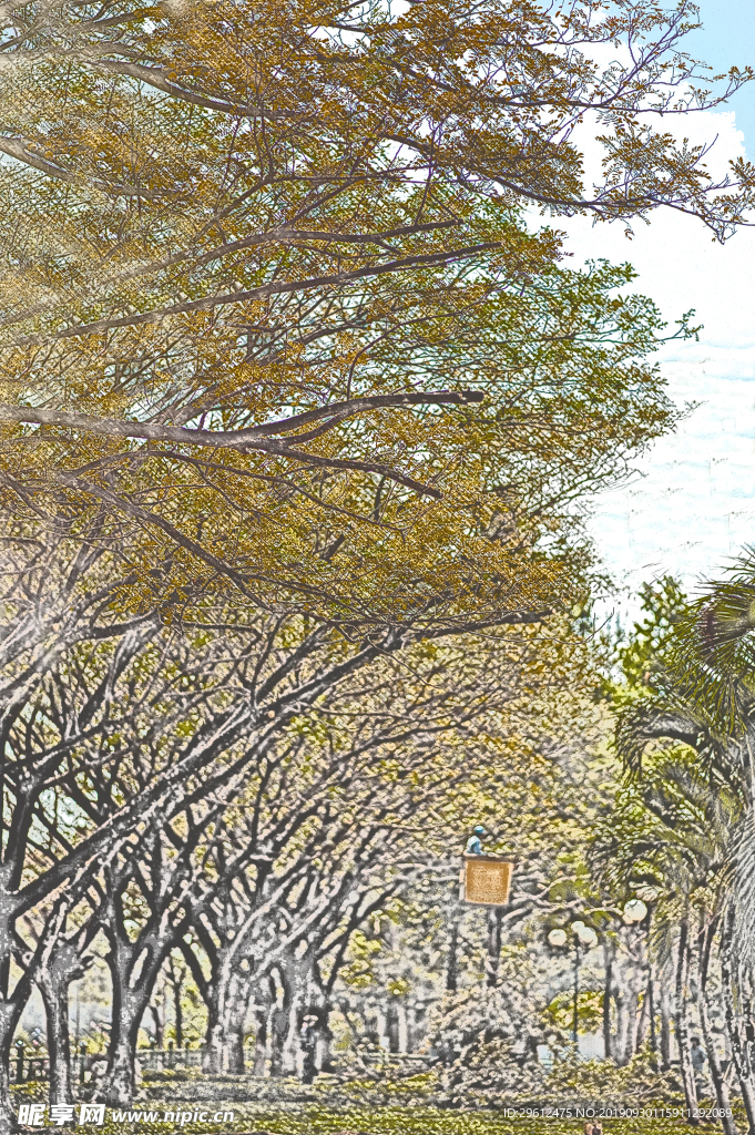 彩色铅笔画