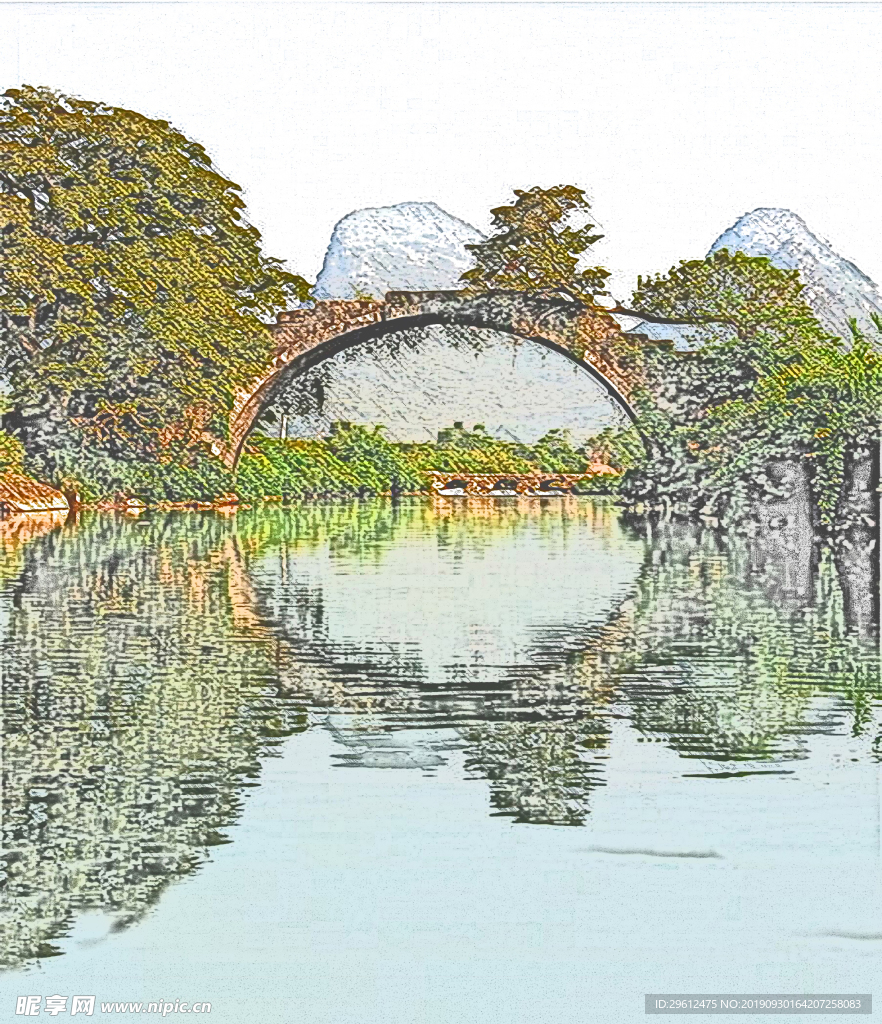 彩色铅笔画