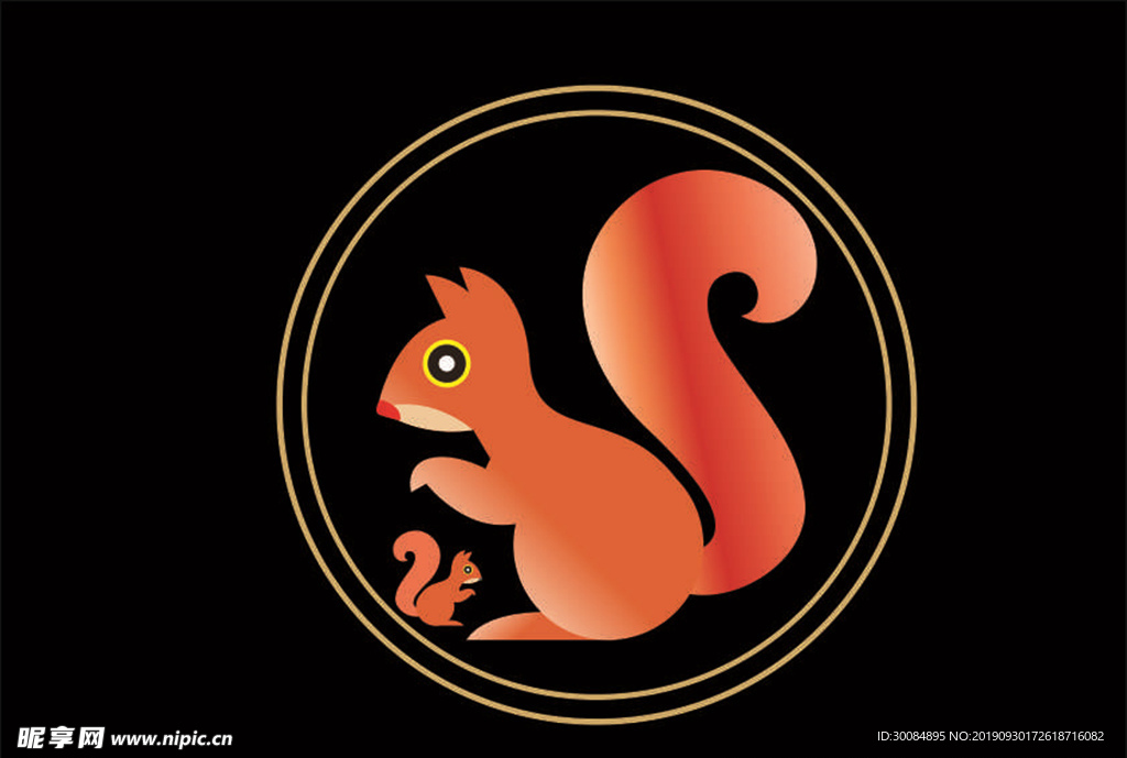 松鼠logo