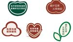 爱护花草警示牌