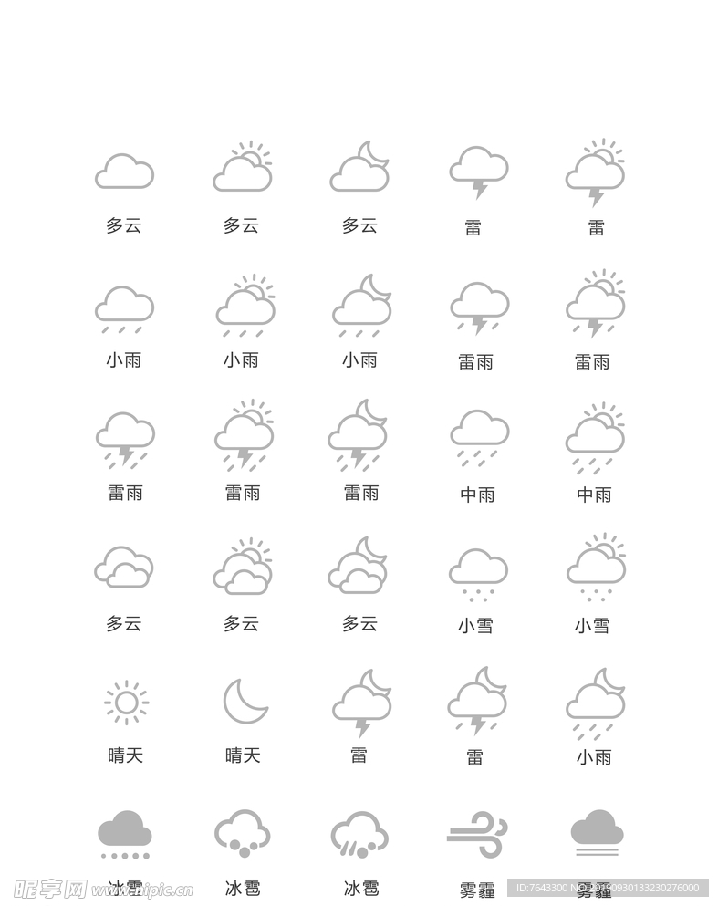 气象符号