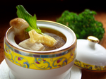 鲜松茸煲土鸡