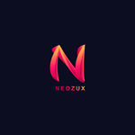 N英文 3D科技logo