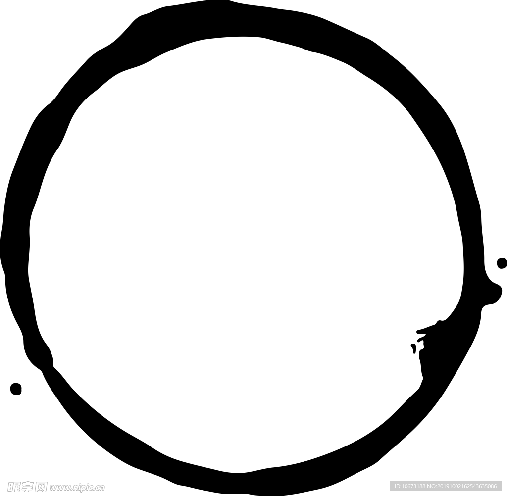 圆边框