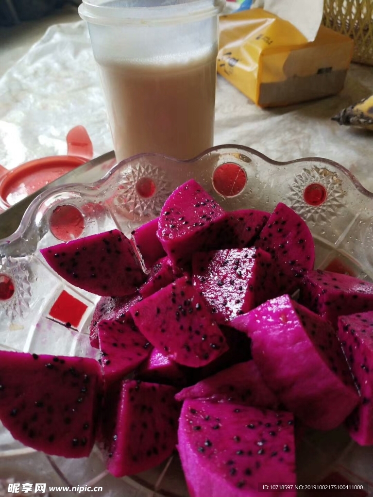 火龙果 水果 果实 食物 食品