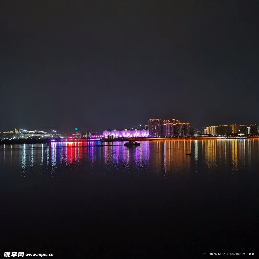 夜景烟花美景