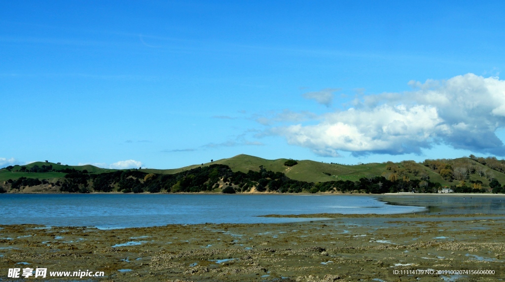 新西兰海滨自然风景