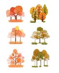 秋季树木