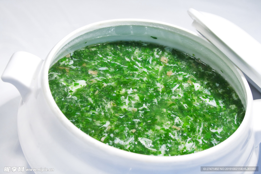 碧绿素菜羹