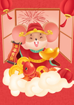 红色喜庆