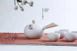 珠 木柄茶具套装