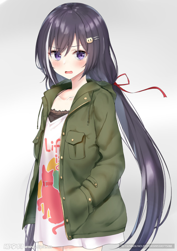 彩色人物动漫插画背景