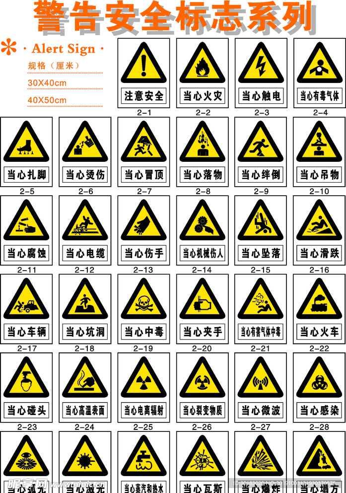 警告标志