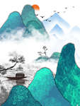 山水画