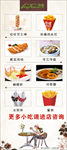 鸡排小吃展架