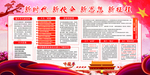 不忘初心牢记使命展板