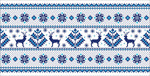 复古冬季针织花纹印花图案设计