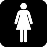 商场图标系列 女卫生间