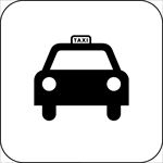交通图标系列 出租车
