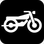 交通图标系列 摩托车