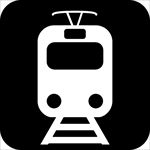 交通图标系列 电车