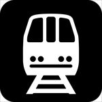 交通图标系列 动车
