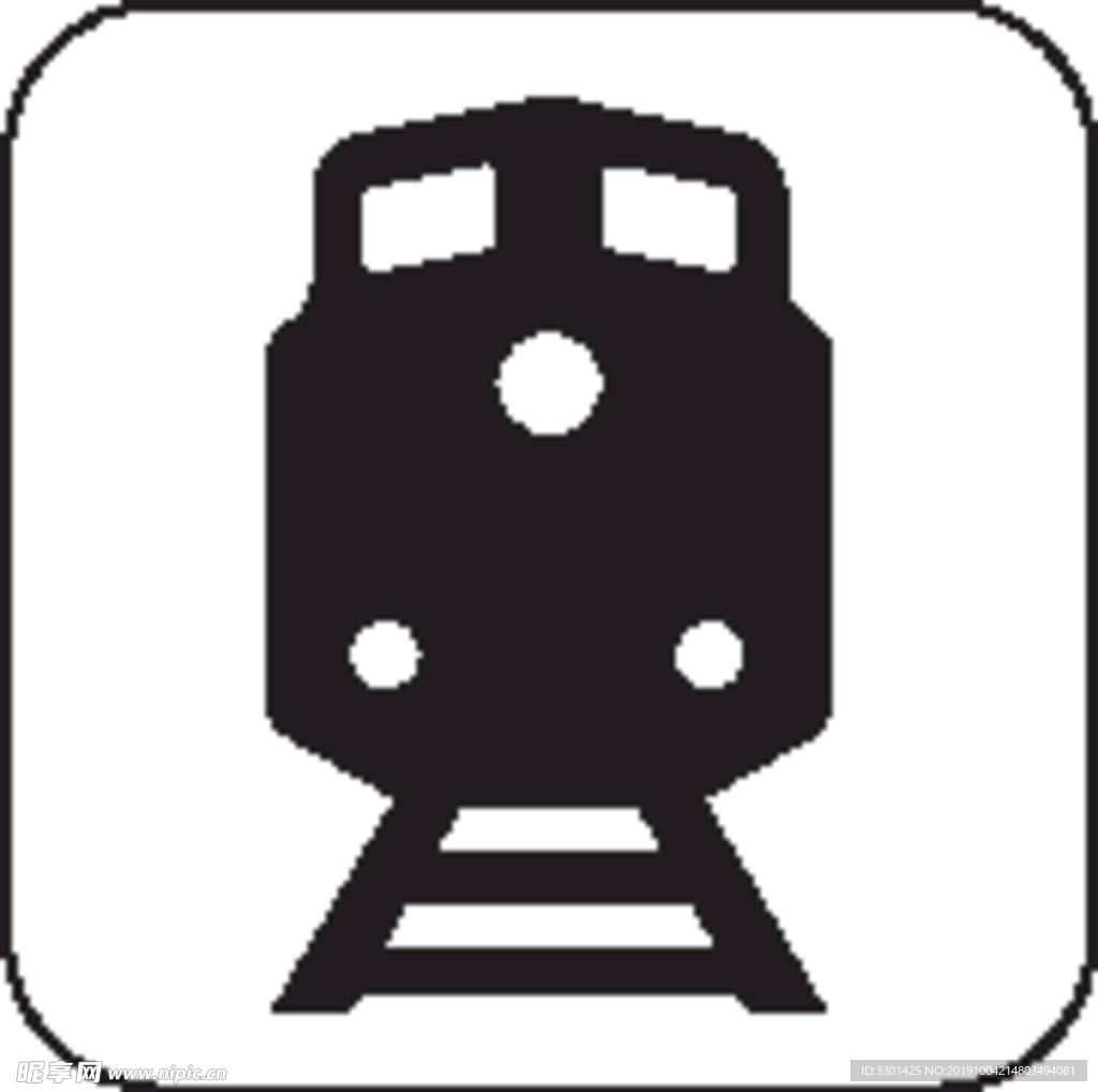 交通图标系列 火车