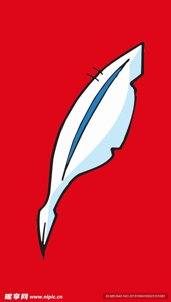 鸡毛笔
