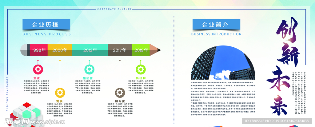 企业文化海报 企业文化墙 企业